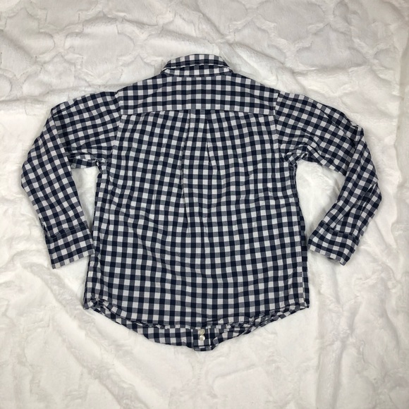 Chaps Blue Plaid Oxford Shirt size 5 - Picture 9 of 11